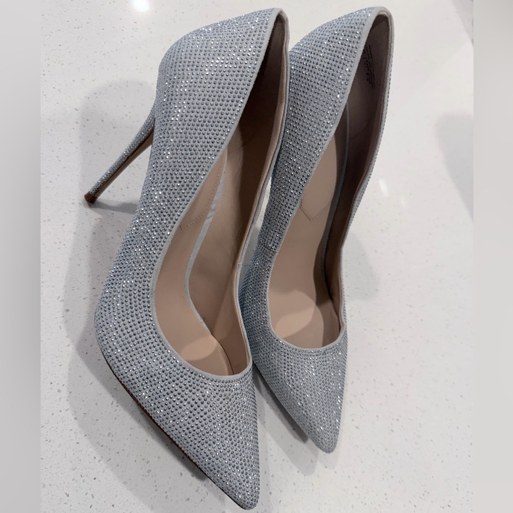 Aldo crystal embellished rhinestone pump